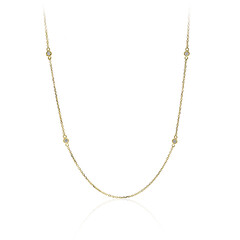 14K SI2 (H) Diamond Gold Necklace (CIRARI)