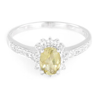 Fancy Tourmaline Silver Ring