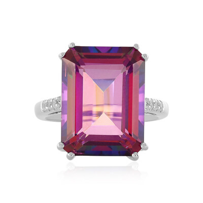 Purple Mystic Topaz Silver Ring