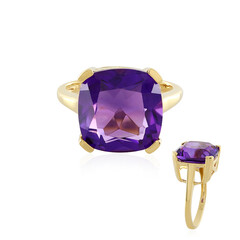 Zambian Amethyst Silver Ring
