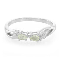 Cuprian Tourmaline Silver Ring