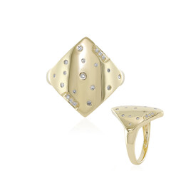 9K SI2 (H) Diamond Gold Ring (de Melo)