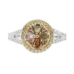 18K SI2 Fancy Diamond Gold Ring (CIRARI)