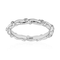 SI2 (G) Diamond Platinum Ring