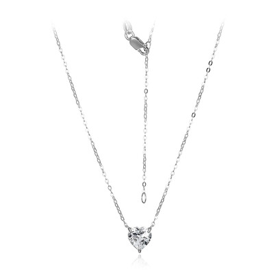 White Topaz Silver Necklace