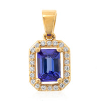 18K AAA Tanzanite Gold Pendant (Adela Gold)