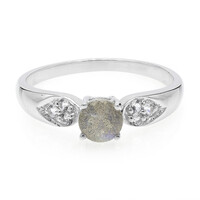 Romanian Spectrolite Silver Ring