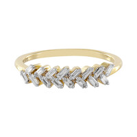 9K SI1 (H) Diamond Gold Ring