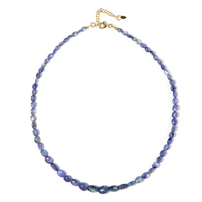 Unheated Tanzanite Silver Necklace