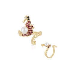 Freshwater pearl Silver Ring