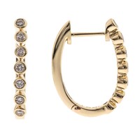 14K I1 (H) Diamond Gold Earrings (CIRARI)