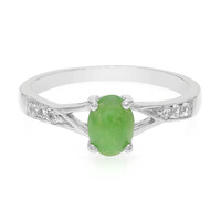 Imperial Chrysoprase Silver Ring