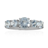 Aquamarine Silver Ring