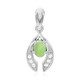 Imperial Chrysoprase Silver Pendant
