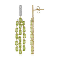 Peridot Silver Earrings