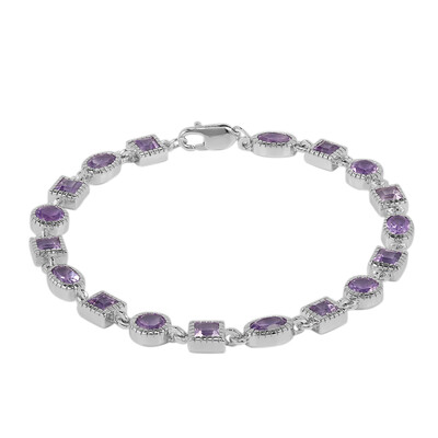 Amethyst Silver Bracelet