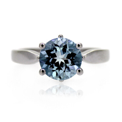 Sky Blue Topaz Silver Ring