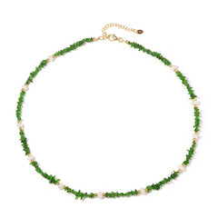 Rainbow Moonstone Silver Necklace