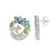 Swiss Blue Topaz Silver Earrings (Gems en Vogue)