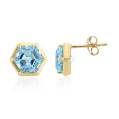 Sky Blue Topaz Silver Earrings