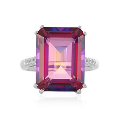 Purple Mystic Topaz Silver Ring