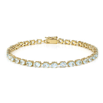 Sky Blue Topaz Silver Bracelet