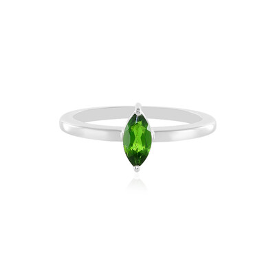 Russian Diopside Silver Ring