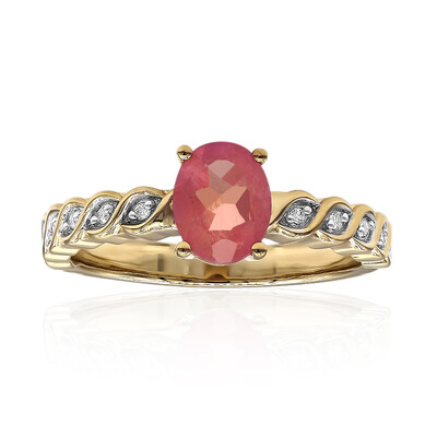 18K Pezzottaite Gold Ring