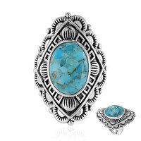 Turquoise Silver Ring (Art of Nature)