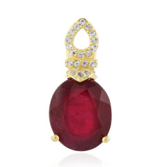 Madagascar Ruby Silver Pendant