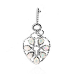 Welo Opal Silver Pendant