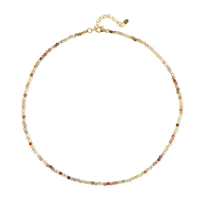 Canary Zircon Silver Necklace