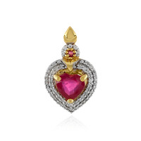 Madagascar Ruby Silver Pendant