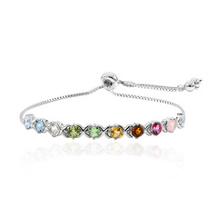 Sky Blue Topaz Silver Bracelet