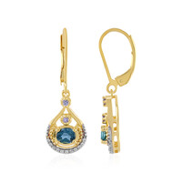 London Blue Topaz Silver Earrings