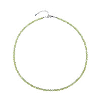 Peridot Silver Necklace