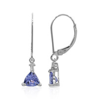 10K AAA Tanzanite Gold Earrings