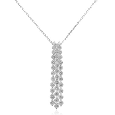 18K SI2 (H) Diamond Gold Necklace (CIRARI)