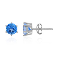 INDIGO BLUE TOPAZ Silver Earrings