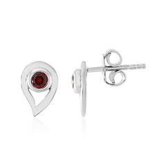 Mozambique Garnet Silver Earrings