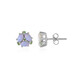 Australian Opal Silver Earrings