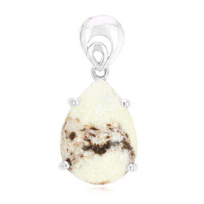 Magnesite Silver Pendant