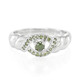 Fancy Diamond Silver Ring