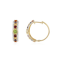 Peridot Silver Earrings