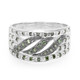 Fancy Diamond Silver Ring