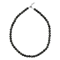 Eagle Eye Agate Silver Necklace