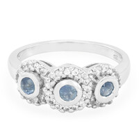 Blue Sapphire Silver Ring