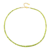 Sphene Silver Necklace