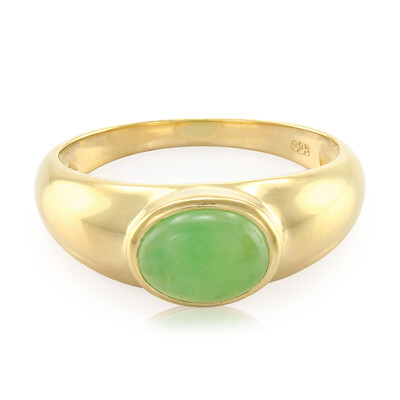 Imperial Chrysoprase Silver Ring