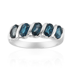 London Blue Topaz Silver Ring